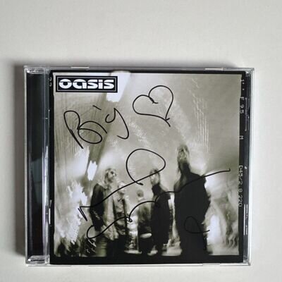 SIGNED Oasis Heathen Chemistry CD (Noel Gallagher Autograph) Very Rare