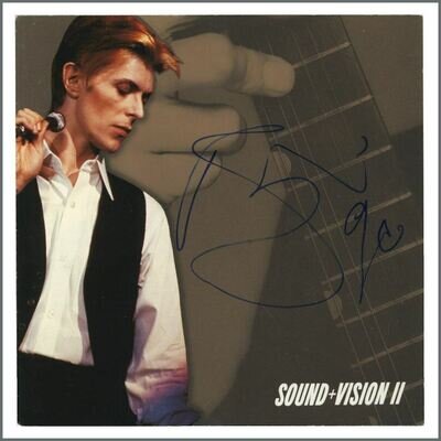 David Bowie Signed Sound + Vision CD Booklet (UK)