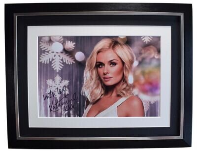 Katherine Jenkins Signed Autograph framed 16x12 photo display Wales Music AFTAL
