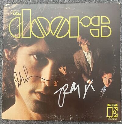 John Densmore & Robby Krieger The Doors SIGNED LP RECORD VINYL