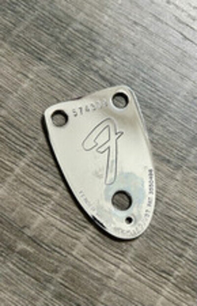 1974 vintage Fender 3 Bolt Micro Tilt Neck Plate for Stratocaster or Telecaster