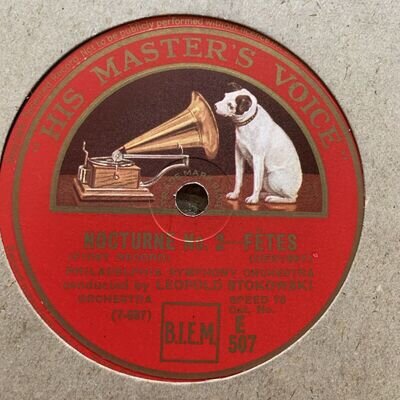 Debussy (Ex) 78rpm Records - CHOOSE ONE OR MULTIPLE OF ANY RECORD