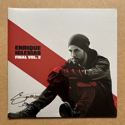 Enrique Iglesias SIGNED Final Volume 2 Vinyl LP Autographed Sleeve - SEALED