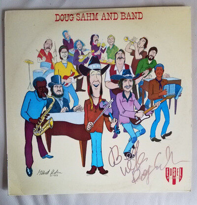 DOUG SAHM and Band LP UK Pressing SIGNED Edsel ED 154