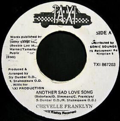 Chevelle Franklyn - Another Sad Love Song (7")
