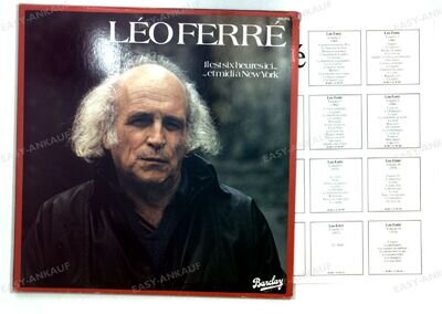 Léo Ferré - Il Est Six Heures Ici ... Et Midi À New York FRA LP 1979 FOC '