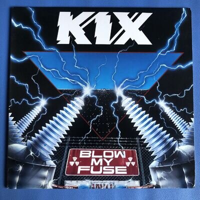 KIX blow My Fuse. LP 1988 Atlantic Records. EX