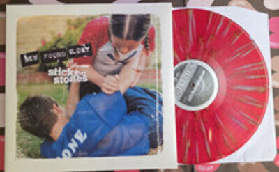 New Found Glory Sticks and Stones Clear Red w/ Blue Splatter Vinyl ! Brand New !