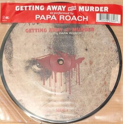 PAPA ROACH getting away with murder 7" PICTURE DISC FREE POSTAGE FATAL ERROR