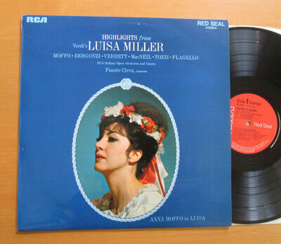 SB 6780 Verdi Luisa Miller Highlights Anna Moffo Bergonzi Verrett RCA NEAR MINT