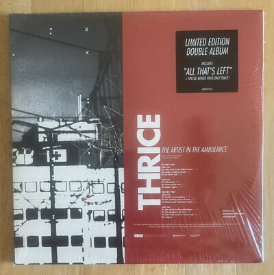 Thrice Artist In The Ambulance 1st Press White Double Vinyl Brand New Sealed Emo