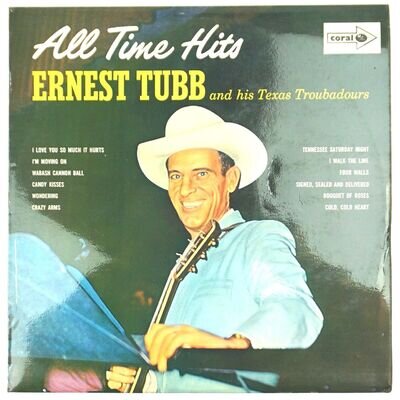 Ernest Tubb - All Time Hits (Coral Records) Vinyl LP Album (CPS 36)