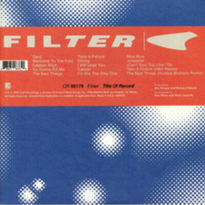 FILTER - Title Of Record (20th Anniversary Deluxe Edition) (reissue) - 2xLP