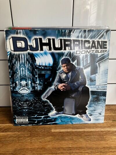 Hurricane Don'T Sleep 2000 Hip Hop Rap vinyl record Lp Kool G Rap Public Enemy
