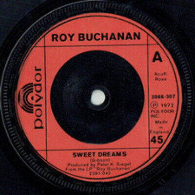 Roy Buchanan - Sweet Dreams - Used Vinyl Record 7 - 35 - C12170z