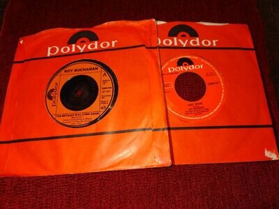 2 Roy Buchanan Vinyl 45 Singles: Sweet Dreams & The Messiah Will Come NM & EX