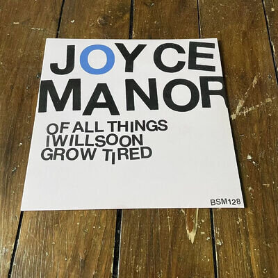 Joyce Manor - Of All Things I Will Soon Grow Tired Vinyl Record CLEAR 10” 2012
