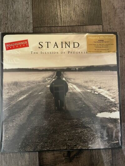 Staind - The Illusion Of Progress 2LP Silver Vinyl Ltd 706/1500 Very Rare NEW
