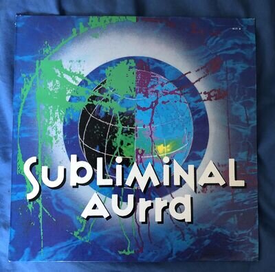 Subliminal Aurra Ease The Pressure XL Recordings 1990 12" Vinyl Trance Techno