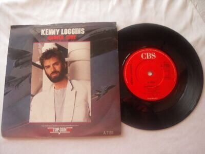 KENNY LOGGINS DANGER ZONE CBS RECORDS UK 7" VINYL SINGLE in PIC/SLEEVE TOP GUN