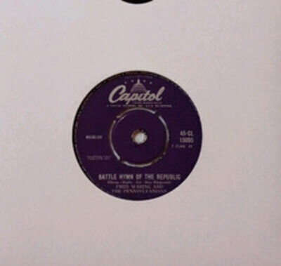 Fred Waring-Battle Hymn Of The Republic Vinyl 7" Single.1957 Capitol 45 CL 15095