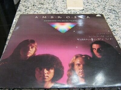Ambrosia Somewhere I've Never Travelled BTH510 1976 A B 1st Press lp