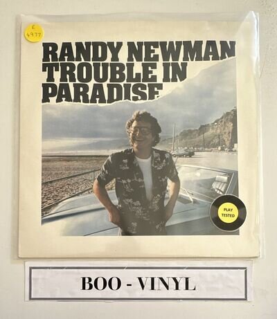 Randy Newman ~ Trouble In Paradise ~ Vinyl Lp Record EX / EX Condition