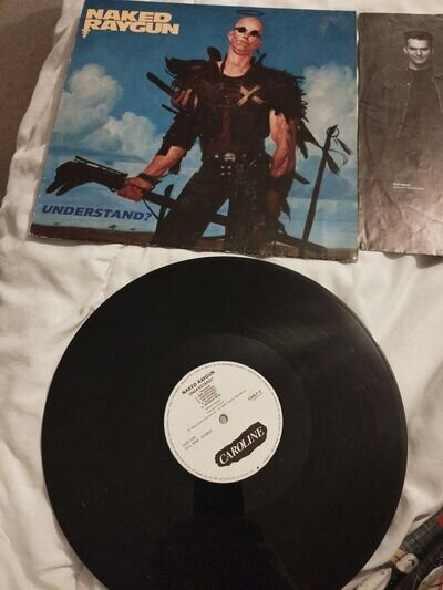 NAKED RAYGUN UNDERSTAND? 12" Punk Vinyl Album LP 1989 CARLP 6 Caroline Records