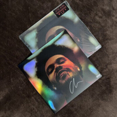 RARE The Weeknd - After Hours Holographic Vinyl 2xLP SIGNED ( New/Sealed )