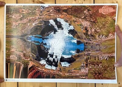 Aphex Twin x Weirdcore Limited edition poster RARE no. 242/1000 - AFX Warp