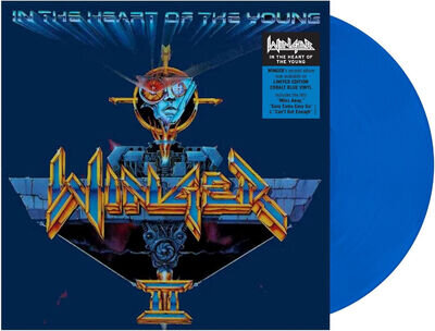 WINGER In The Heart Of The Young Vinyl LP (Blue) NEW & SEALED Limited Edition