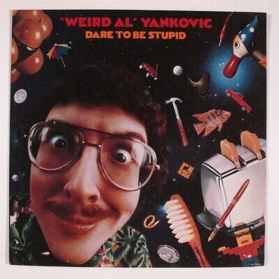 WEIRD AL YANKOVIC Dare To Be Stupid VG+ promo flat only - no LP or sleeve d