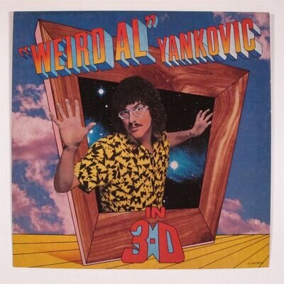 WEIRD AL YANKOVIC In 3-D VG+ promo flat only - no LP or sleeve d