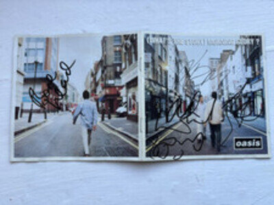 Genuine Fully Signed / Autographed Oasis (What’s The Story) Morning Glory CD