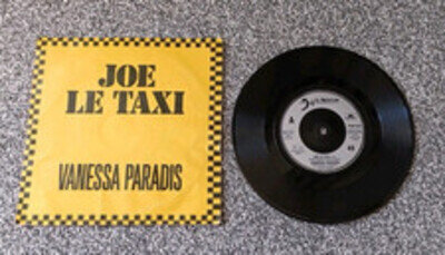 Joe Le Taxi- Vanessa Paradis- 7" Single Vinyl Record- 1987