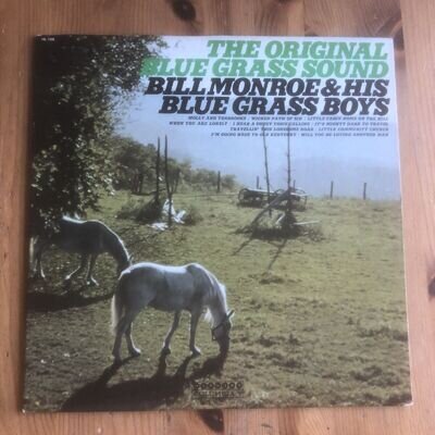 Bill Monroe Original Blue Grass Sound USA Harmony Original LP Excellent