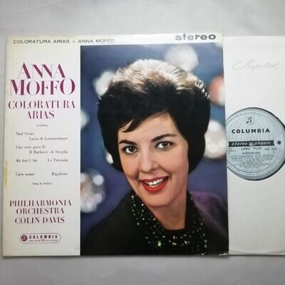 Columbia EMI LP SAX 2376 BLUE & SILVER: Coloratura Arias / Anna Moffo