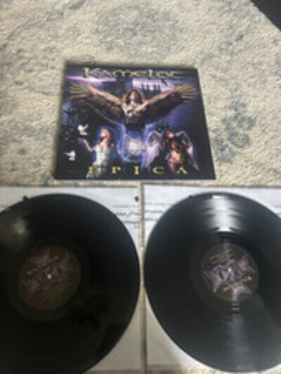 Kamelot ‘Epica’ 2 Vinyl Lp 2015 Sanctuary. Seventh Wonder, Blind Guardian .