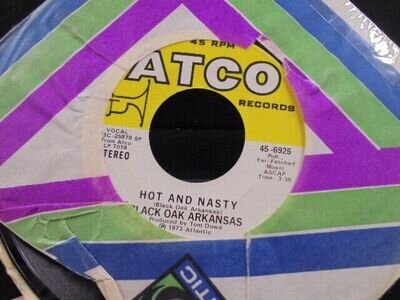BLACK OAK ARKANSAS " HOT ROD " USA ATCO 7" EX+ COND.IN Or.SL.