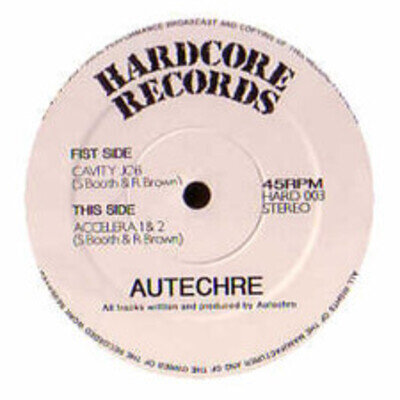 Autechre - Cavity Job - UK 12" Vinyl - 1991 - Hardcore Records