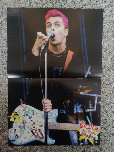 Green Day - Double-Sided Large Kerrang Poster - Billie Joe Armstrong - RARE!