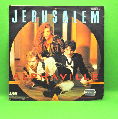 Alphaville - Jerusalem 1986 GERMAN PROMO 7" Vinyl single excellent