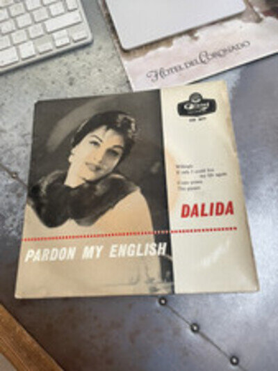 DALIDA Pardon My English 4 track EP