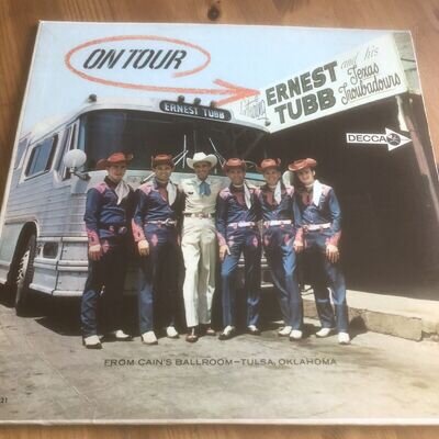 Ernest Tubb Superb Excellent On Tour Mono USA Decca Vinyl LP DL 4321