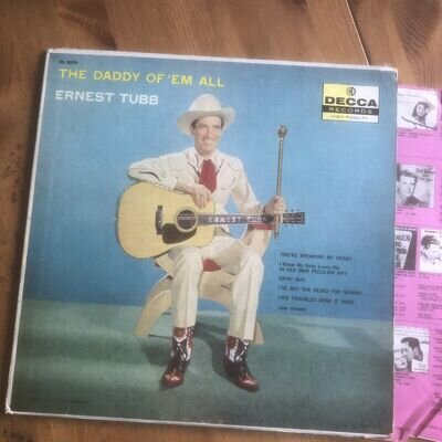 Ernest Tubb The Daddy Of ‘Em All Superb Excellent USA Decca LP DL 8553 1968