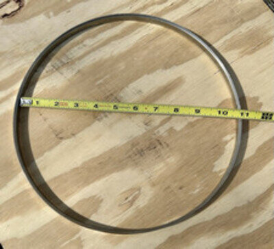 Vintage Chrome Plated Brass 10 7/8 inch Banjo Tension Hoop Banjo Parts