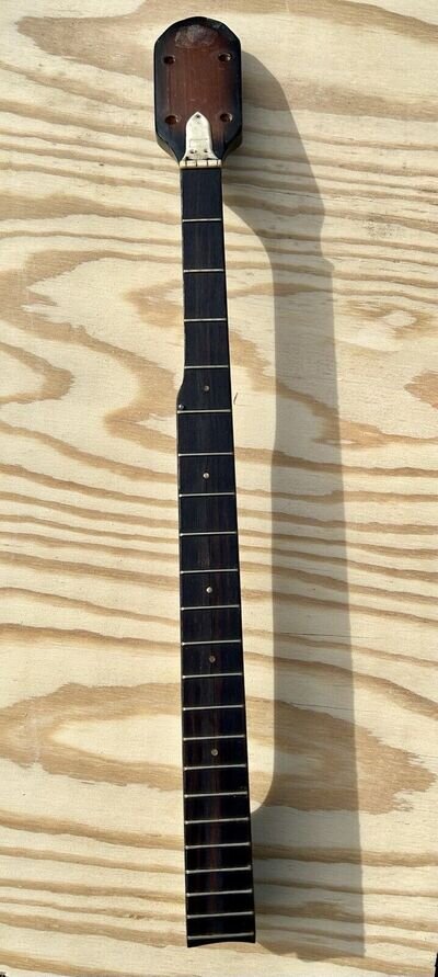 Vintage 5 String Banjo Neck Steel Reinforced 70s Japanese Banjo Parts