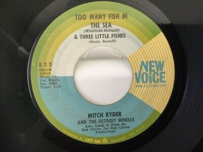 MITCH RYDER - TOO MANY FISH IN THE SEA - NEW VOICE 822. EX