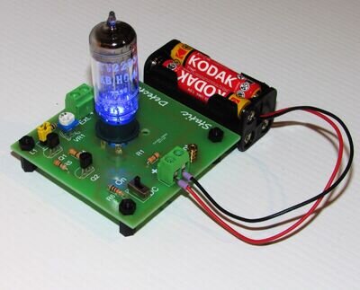 Static Detector with display XB1 tube valve Ham radio DIY solder kit