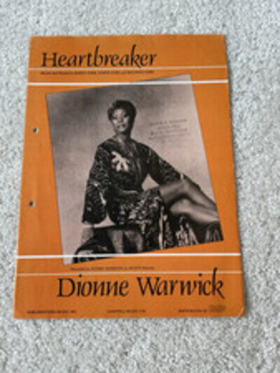 Heartbreaker music score by Dionne Warwick